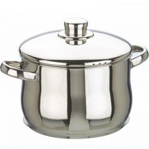 Edelstahltopf mit Deckel 20cm Olslo 662220 Ibili