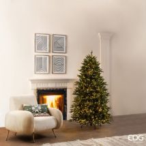 EDG - Albero di Natale Pino Cristallo New Merano 1.500Miniled H.180 D.112 Ip44 C4