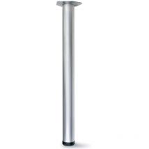 Byp Edgar D-60 Pied de Table 71Cm Blanc - edgar - Pied économique pour table réglable de 71 à 75 cm. (Ø60mm.)