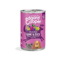 Edgard&cooper - game & duck cibo umido grain-free per cane da 400 gr con selvaggina e anatra edgar cooper 542503948533