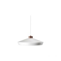 Belid - Edge l Dome Suspension Plafonnier Plat Blanc, Bronze 1x E27