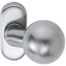 EDI - Profiltür-Knopf 2033/4020 Material Aluminium F12 fest