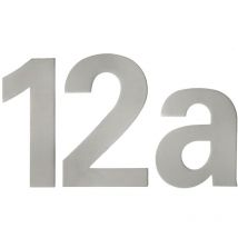 Hausnummer Ziffer 5 Edelstahl matt 155 mm Breite 106 mm