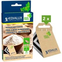 Edialux Piège À Mites Alimentaires Avec Attractif À Phéromones, Solution Non Toxique Pour La Protection Des Aliments, Alternative Écologique Pour 