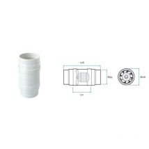 Edil plast axialabsauger für hauben mit einem durchmesser von 100-120mm - as1012b