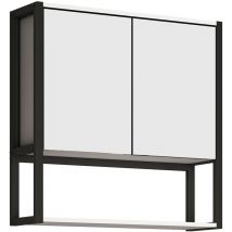 EdinoSS armoir de salle de bain avec miroir 2 blanc.