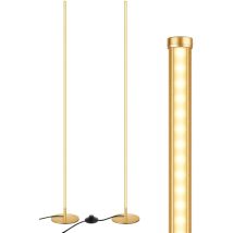 Edishine 2 Stück Stehlampe Wohnzimmer, Led Stehlampe Dimmbar, 3000k Warmweiße Stehleuchte Mit Memory-funktion, Höhenverstellbar 146 Cm, Moderne 