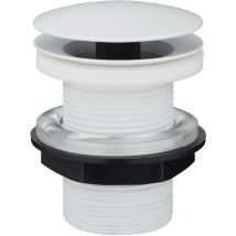 Edouard Rousseau - Piletta per lavabo a flusso libero, diam. 63 mm, certificato nf, senza troppo pieno, standard, finitura bianca