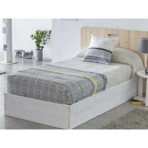 Tejidos Jvr - Edredón Ajustable argos de Gris - 90 cm