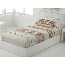 Tejidos Jvr - Edredón Ajustable maya de Teja - 150 cm