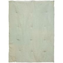 Edredon Lili en gaze de coton 100x140cm vert Atmosphera Créateur D'intérieur