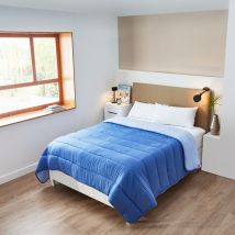 Edredón Nórdico 400 gr de invierno Bicolor Azul 180x220cm Pikolin Home