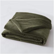 Edredon velours de coton Cesar thym