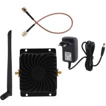 Sjlerst - edup EP-AB003 2,4G 8W amplificador de banda ancha WiFi extensor de señal para enrutador inalámbrico enchufe de la ue
