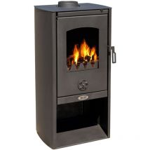 Blist - eek a Kaminofen Holz Ofen Holzofen 6,4 kW Kamin Polar Dauerbrandofen Werkstattofen Schwedenofen Hüttenofen Heizofen