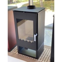Verso - Holzofen Ina – 7,5 kW – Leistung und elegantes Design für effiziente Heizung – Energieklasse a