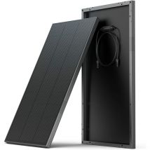 Ecoflow - ef 2PCS 100W Rigid Solar Panel with High Efficiency Solar Modules, IP68 Waterproofing, Ideal for Off-Grid Solar Panel Kits, pv Charging,