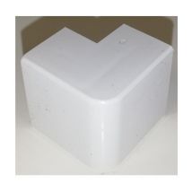 10032ABR Esquina exterior para carril 20x12,5 - blanco, Blanca - Efapel