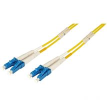 EFB-Elektronik Duplex Patchkabel lc/lc 9/125μ OS2, gelb, 2,0 mm, 1,0 m