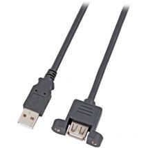 Manhattan Cavo adattatore USB2.0 a/a m/f da pannello 2 metri