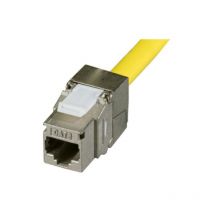 Connettore rj45 keystone micro tek diametro max cavo 8.5mm argento - e-20092