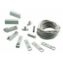 Effeff – 10390 – Kit contatto magnetico da parete o da incasso – 100 VCC, 500 mA, 6 W, 6 m x 3,2 mm, bianco