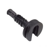 Effegi brevetti perno plástico expansible alfa 8mm int.10 negro (caja 1000)