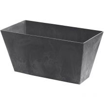 Tubus case beton effect 38,6L. pot, dimensions (mm) 600x324x300, couleur Anthracite - Souris grise