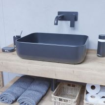 Floating Basin Shelf 100x8x50 cm, Halifax Light oak tone (DO10050DH) - Egger