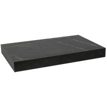 Lavabo naturale 143,5x8x50 cm, effetto marmo nero (DO14050PBC) - Egger