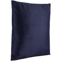 Living Kissen Chevery, elegantes Couch Zierkissen, Dekokissen Basic aus Samt in Blau, Kissenbezug mit Inlett aus Polyester, edles Sofakissen, 50x50