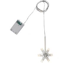 Eglo led Pendelleuchte Lighty, Schnurpendel für helle Papiersterne, batteriebetriebene Hängelampe aus Kunststoff, Lampenaufhängung mit Timer, Deko