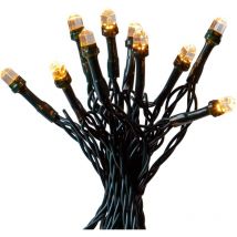 Eglo led Lichterkette für innen und außen, Außenbeleuchtung warmweiß, Outdoor-Weihnachtsbaumbeleuchtung mit Timer, 7,5 m