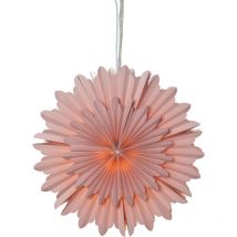 Eglo Christmas - Eglo Weihnachtsstern Für Innen, Dekostern Aus Papier Zum Aufhängen, Fensterdeko In Rosa, 3d Adventsstern, Wand Deko Wohnzimmer, Ø 50 