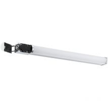 Applique Contemporanea Tragacete 1 Alluminio Argento Led Integrato 15W
