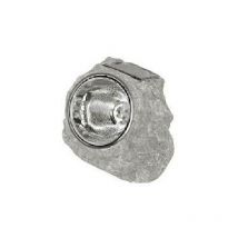 Roccia 4 led solar plastic grey 90494