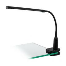 Eglo - Laroa Led Clamp & Clip On Lamp Black 4 Step Dimming