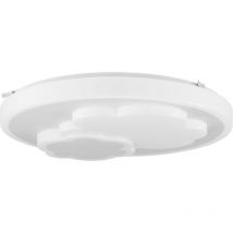 EGLO LED Deckenlampe Guanimar, Kinderzimmer Lampe Decke mit Fernbedienung, weiß