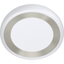 Led Deckenleuchte Ruidera weiß silber ø 48 cm Deckenlampen & Kronleuchter - Eglo