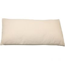 Kissen Iles, Couch Zierkissen Basic, Dekokissen aus Polyester und Baumwolle in Beige, Kissenbezug mit Inlett, Sofakissen 50x30 cm - Eglo Living