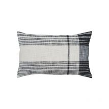 EGLO LIVING Kissen Chevery, Couch Zierkissen minimalistisch, Dekokissen aus Baumwolle und Polyester in Schwarz Weiß gewebt, Kissenbezug mit Inlett,