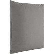 Kissen Iles, Couch Zierkissen Basic, Dekokissen aus Polyester und Baumwolle in Grau, Kissenbezug mit Inlett, Sofakissen 50x50 cm - Eglo Living