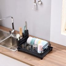 Eggree - Egoutoire Vaisselle Cuisine, Égouttoir Vaisselle avec Plaque de Drainage,Accessoire Cuisine Facile à Nettoyer,Séchoir à Vaisselle