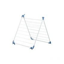 Metaltex - gouttoir à baignoire Cervino 10 m de longueur de séchage Blanc/Bleu