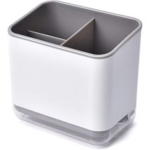 Fitags - gouttoir à Couverts, Porte-Ustensiles décoratif en pour la Cuisine 3 Compartiments, Gris