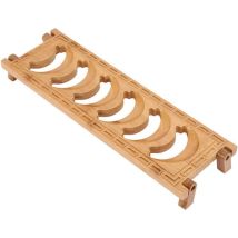 Gouttoir à thé en bambou naturel et écologique, porte-gobelet pliable et portable, service à thé Kung Fu et accessoires pour la cérémonie du thé