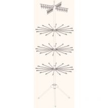 Multifunktionales rotierendes Abtropfgestell für Neugeborene, 4 Ebenen