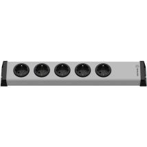 0200x00052300 Steckdosenleiste mit Schalter Silber, Schwarz 1 St. - Ehmann