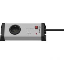 Ehmann - 0217c01012a01 Multipresa con timer 1 parte Grigio, Nero Schuko 1 pz.