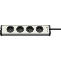 Ehmann - Multiprise 0600x02042031 aluminium, noir fiche fr 1 pc(s)